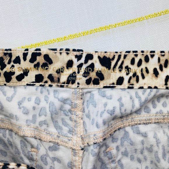 Chicos So Slimming Girlfriend Slim Leg Ankle Pants Women 10 Animal Print Classic - Picture 5 of 7